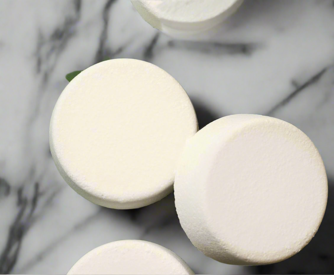 Vaporizador de ducha de bergamota, naranja y ciprés