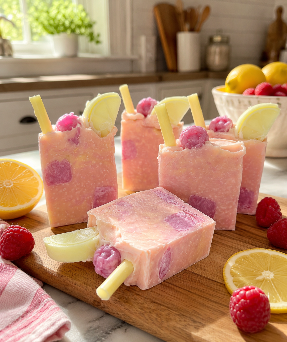 Plant Based || Raspberry Lemonade || Bar Soap