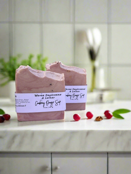 Cranberry soap