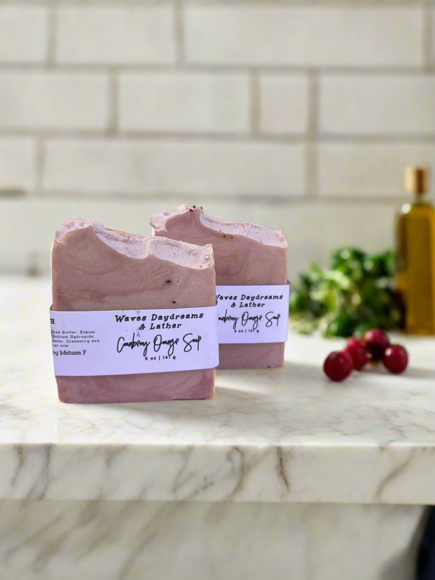 Cranberry soap