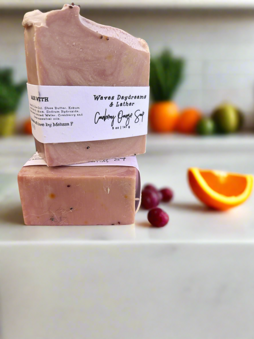 Cranberry soap